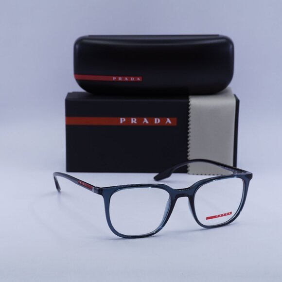 Final Price! Prada Sport PS01OV CZH1O1 Blue Eyeglasses - Picture 1 of 10